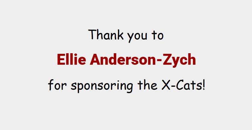 A big thanks to Ellie Anderson-Zych!