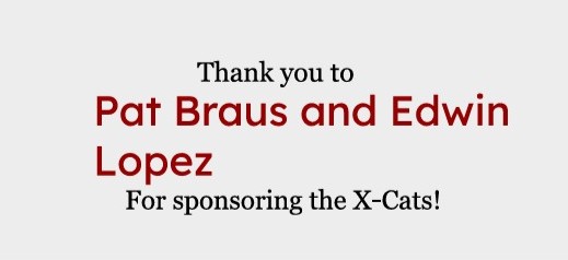 A big thanks to Pat Braus and Edwin Lopoez!